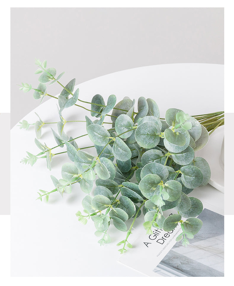 Artificial Money Plant - Silk Flower for Home Decor