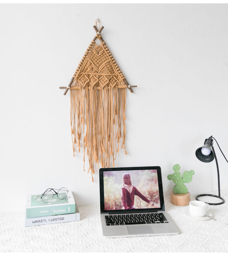 Woven Branch Wall Tapestry for Home Decor
