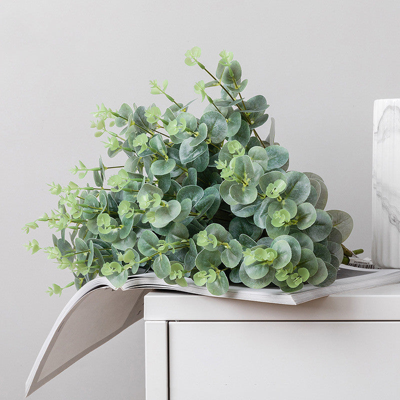 Artificial Money Plant - Silk Flower for Home Decor