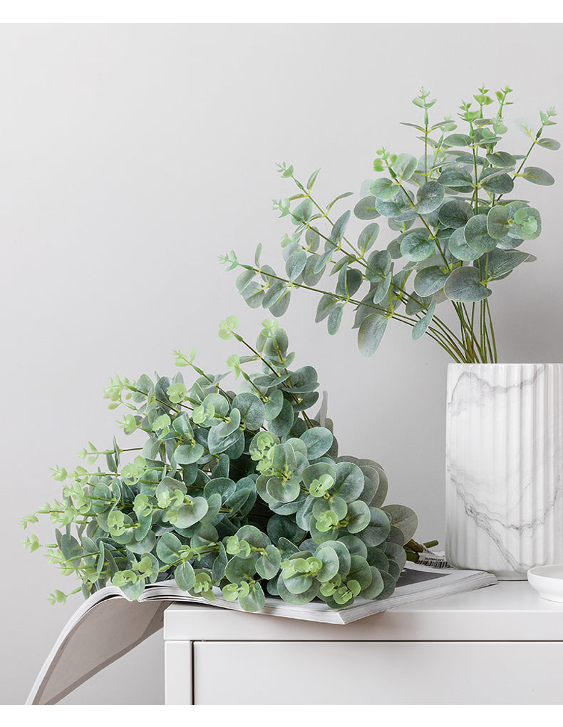 Artificial Money Plant - Silk Flower for Home Decor
