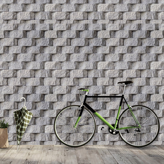 3D Realistic Stone Wall Stickers for Home Decor