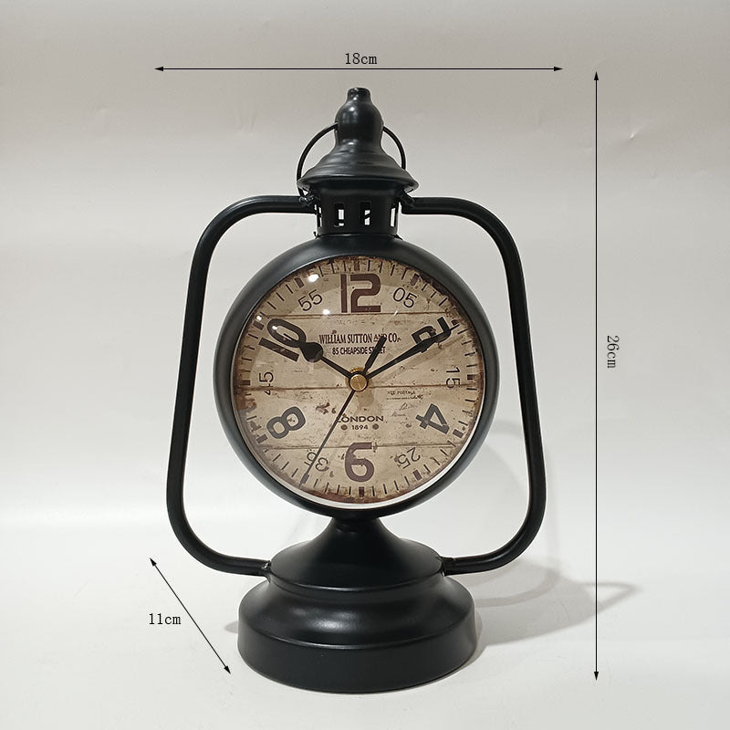 European Style Silent Clock Home Decor Piece