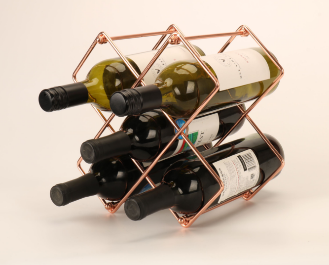 Metal Wine Rack, Removable Design for Home Decor
