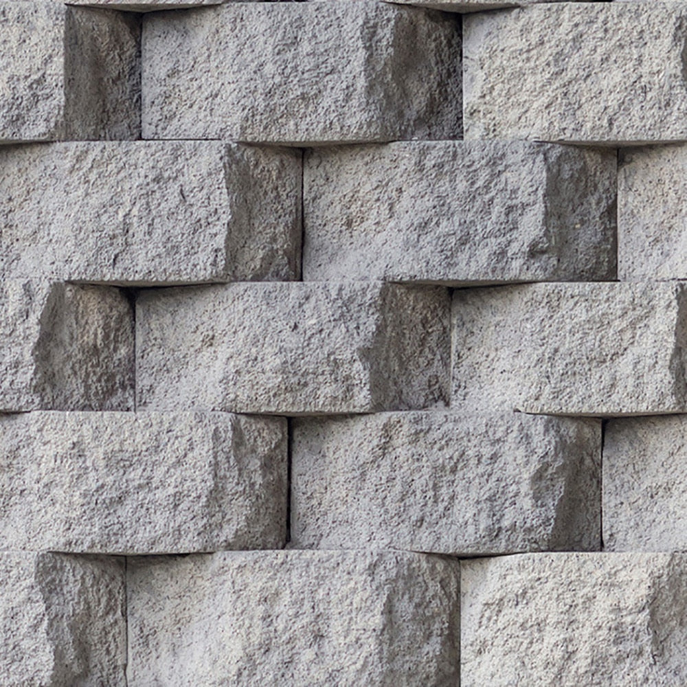 3D Realistic Stone Wall Stickers for Home Decor