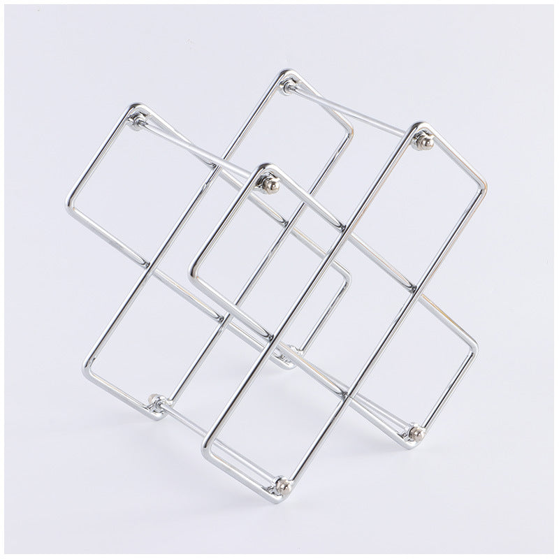 Metal Wine Rack, Removable Design for Home Decor