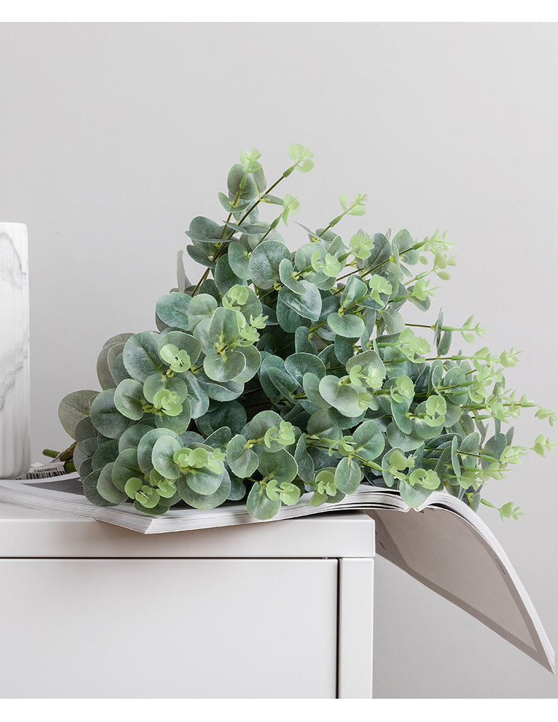 Artificial Money Plant - Silk Flower for Home Decor