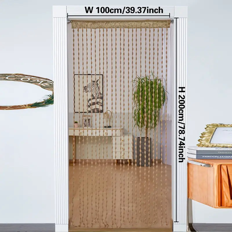 Elegant Beaded Doorway Curtain for Home Decor