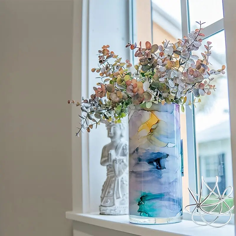 Artificial Eucalyptus Plastic Leaves for Home Decor