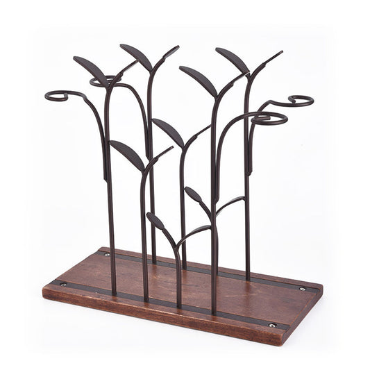 Creative European Iron Wine Rack for Home Decor