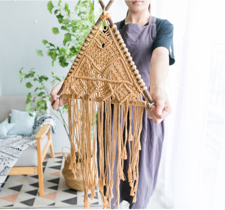 Woven Branch Wall Tapestry for Home Decor