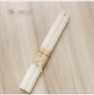 2pcs Handmade Nordic Beeswax Candles for Home Decor