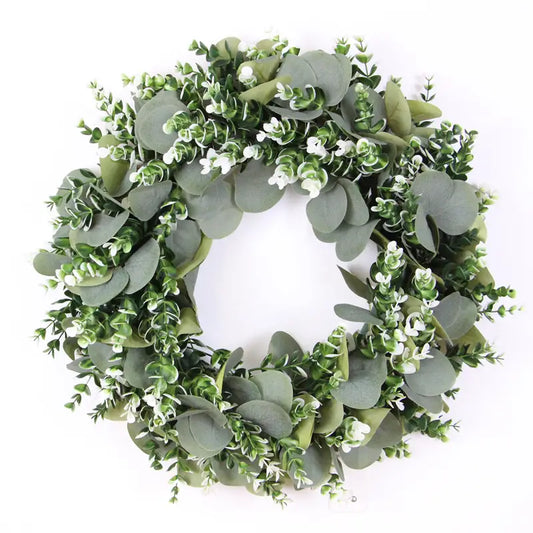 Artificial Greenery Wreath for Home Decor (1pc)