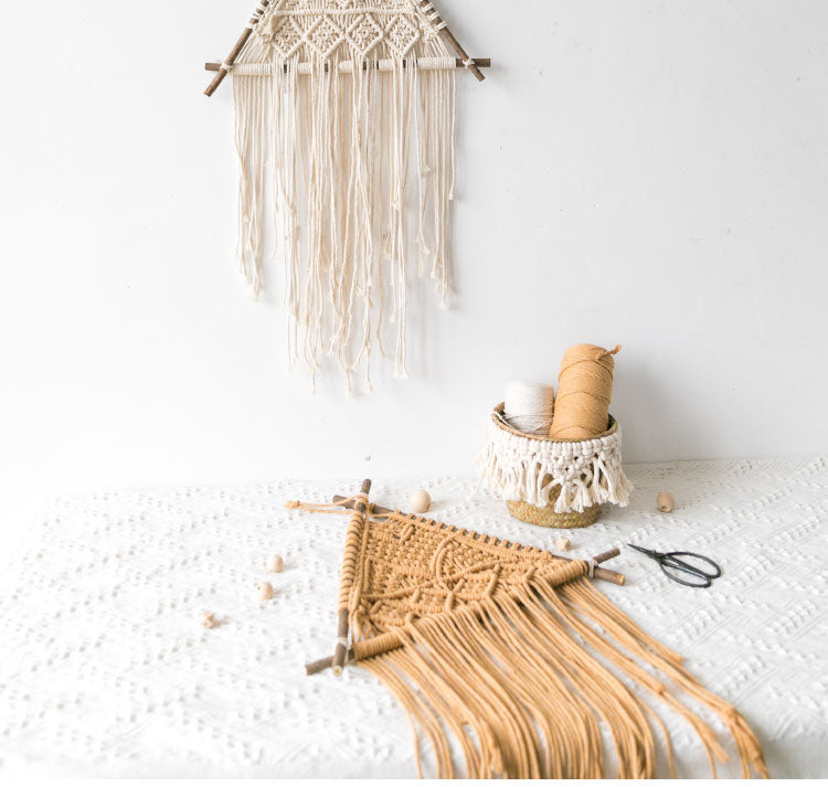 Woven Branch Wall Tapestry for Home Decor