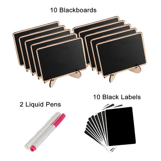 Wooden Small Blackboard Home Decor DIY Message Board