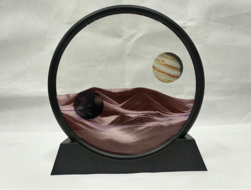 Liquid Sand Art Planet Home Decor Sand Painting