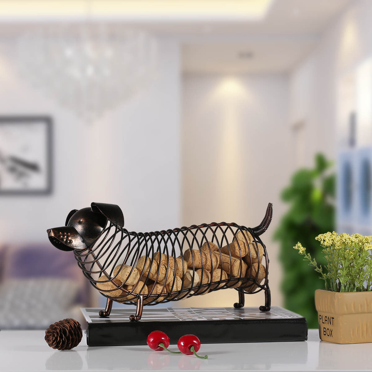 Creative Sausage Bottle Stopper Home Decor Item