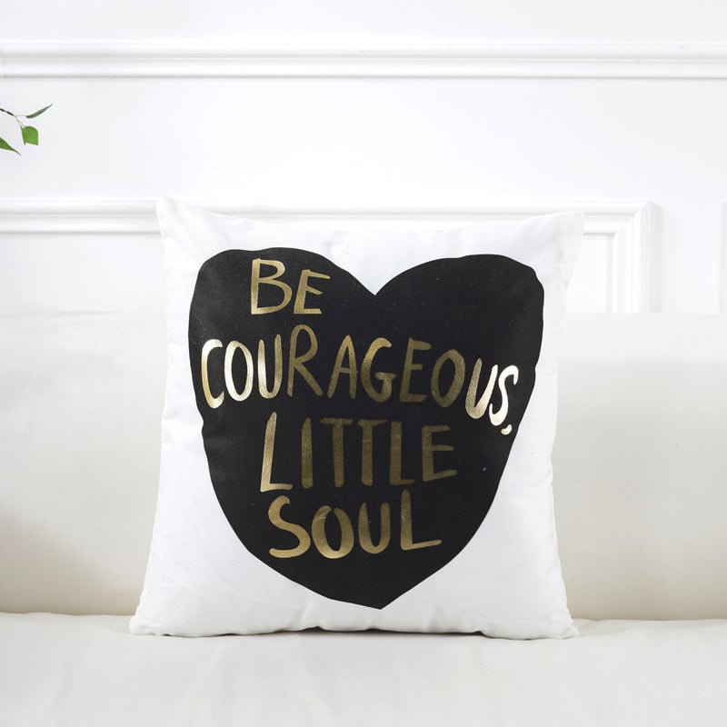 Super Soft Gilding Pillow Cover for Home Decor