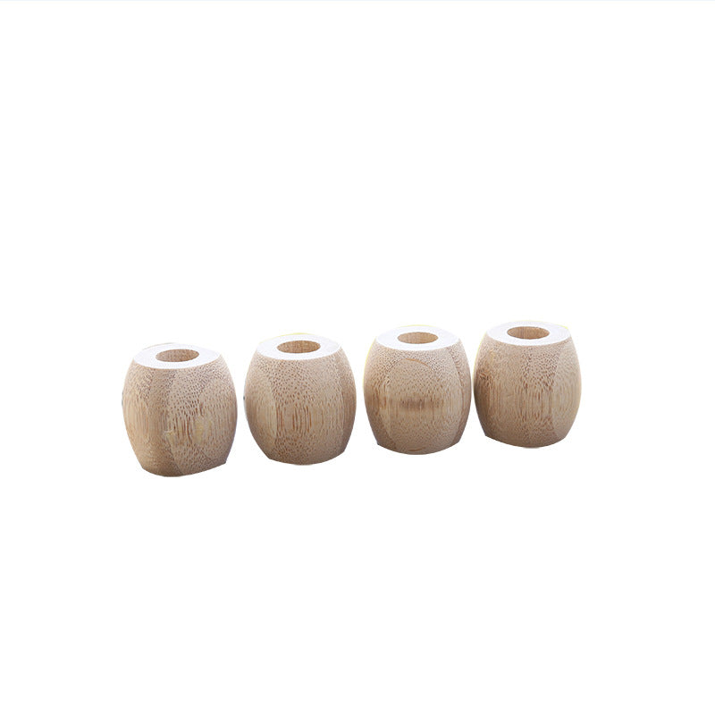 Creative Wooden Bamboo Toothbrush Holder for Home Decor